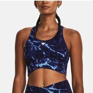 Tank Top Under Armour Sprots bra Blue Size NWT